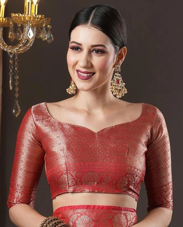 Clearance Mela Special,Fancy Premium Organza Silk Saree - Free Size