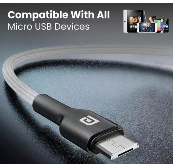 Portronics Konnect B Micro USB Cables For Fast Charging & Data Sync 3.0