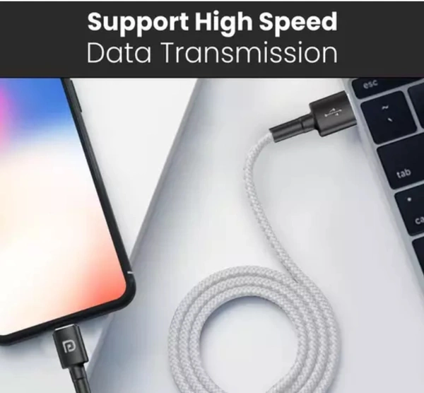 Portronics Konnect B Micro USB Cables For Fast Charging & Data Sync 3.0