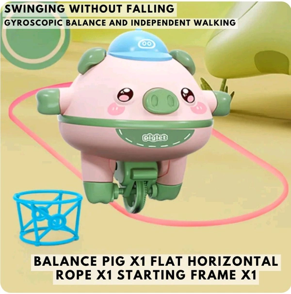 Pig tightrope Walking Toy
