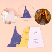 Time Piece Calendar - 2025 Desk Calendar with LED Light - 3D Calendar Paper Carving Art Memo Pad Notepad Gift for Christmas Housewarming Desktop Decoration (with Calendar & Light)