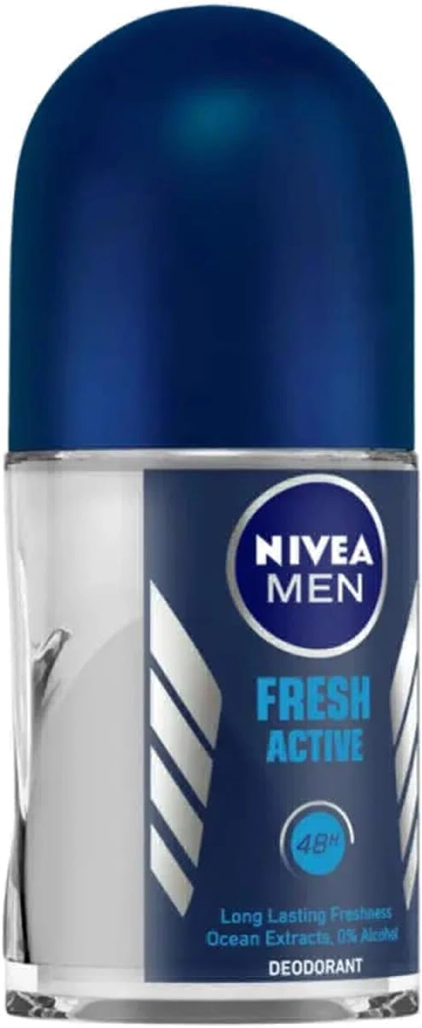 Nivea Fresh Active Anti-perspirant Roll On for Men, 25ml