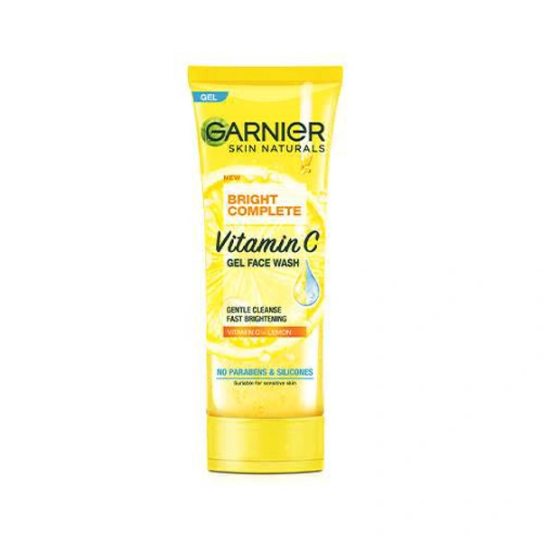 Garnier Skin Naturals Bright Complete Vitamin C Face Wash - Vitamin C Face Wash For Brighter and Glowing Skin - Suitable For all Skin Types, 100g