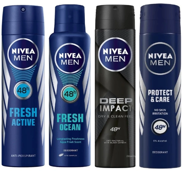 NIVEA Nivea_Men_Fresh Active Original Deodorant Spray - For Men (150 ml) Deodorant Spray - For Men & Women (150 ml)