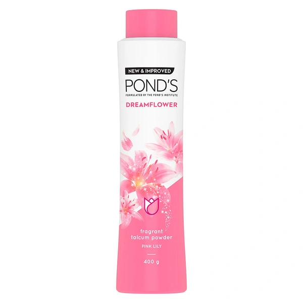Pond's Dreamflower Fragrant Talcum Powder, With Vitamin B3, (400gm)