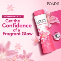 Pond's Dreamflower Fragrant Talcum Powder, With Vitamin B3, (400gm)