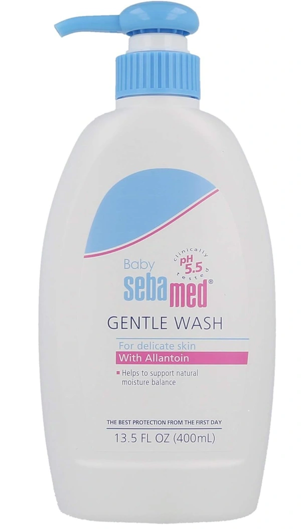 Sebamed Baby Gentle Wash 400ml|Ph 5.5| With Allantoin| No tears formula |Clinically tested