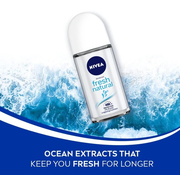 NIVEA Fresh Natural Roll On, 50ml