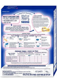 Lactogen Nestle 1 Infant Formula Powder - Upto 6 Months, Stage 1, 400G Bag-In-Box Pack
