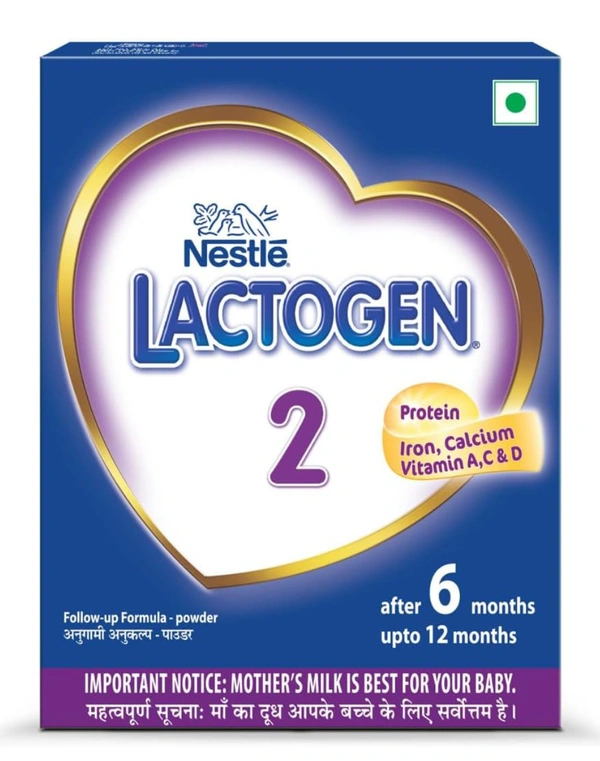 Nestle LACTOGEN 2 Follow-Up Formula Powder - After 6 months, Stage 2, 400g Bag-in-Box Pack