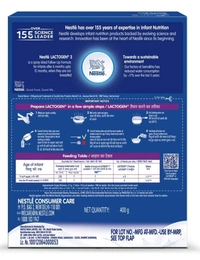 Nestle LACTOGEN 2 Follow-Up Formula Powder - After 6 months, Stage 2, 400g Bag-in-Box Pack