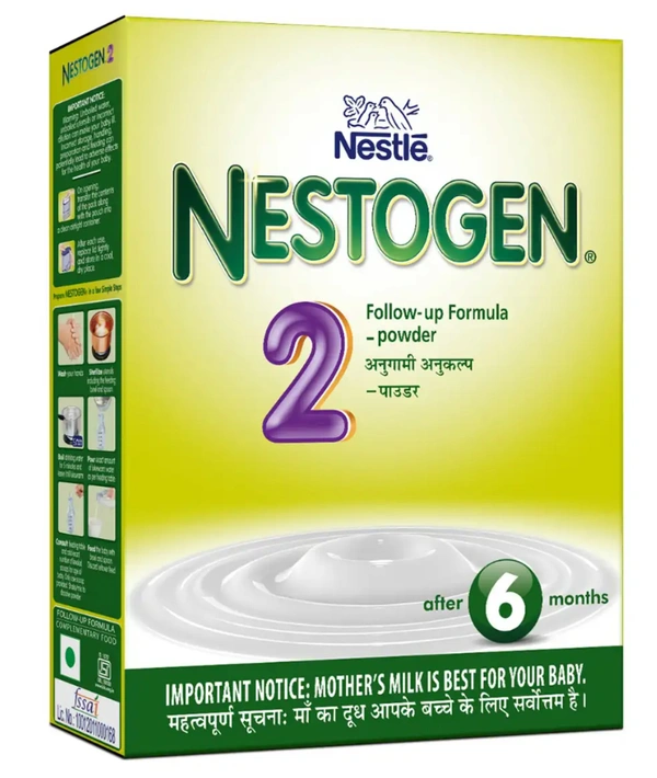 Nestle Nestogen Infant Formula Stage 2 (After 6 Months) Powder, 400 gm Refill Pack