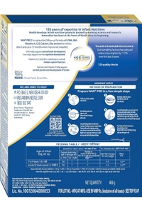 Nestle NAN PRO 2 Follow-up Formula Powder - After 6 months, Stage 2, 400g Bag-In-Box Pack