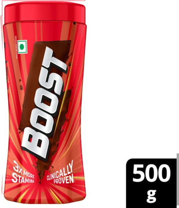 Boost Energy & Nutrition Drink,500g  | Children's Health Drink | 17 Essential Vitamins | Kid's Nutrition Drink to Build 3X Stamina