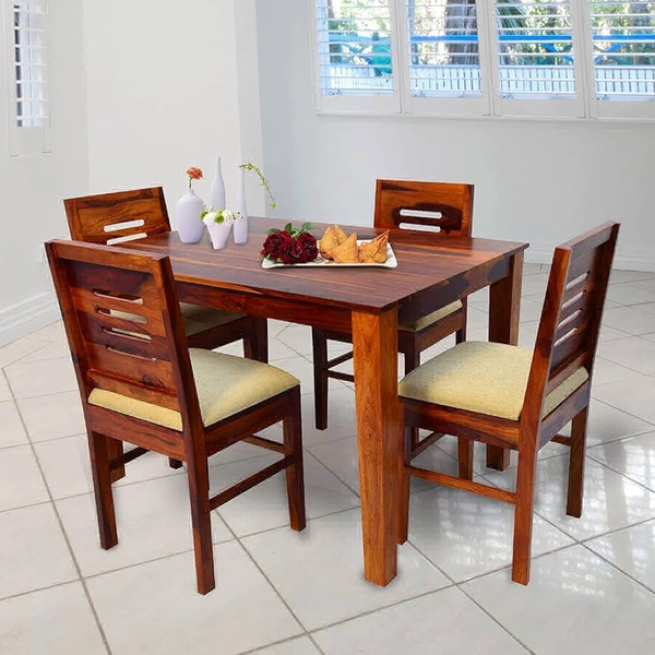 Dining Set - Brown, 165cm X 100cm