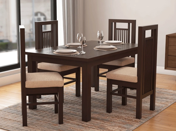 Dining Set - Brown, 165cm X 100cm