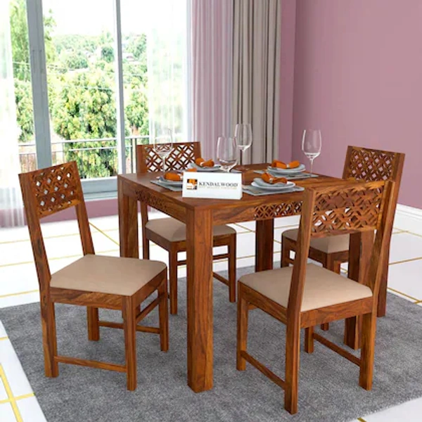 Dining Set - Brown, 165cm X 100cm