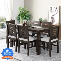 Dining Set - Brown, 165cm X 100cm