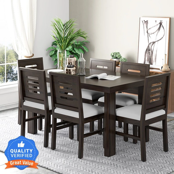 Dining Set - Brown, 165cm X 100cm
