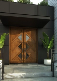 Front Door - Brown, 1900mm X 1000mm
