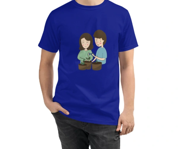 Couples T Dhirt - Cornflower Blue, All