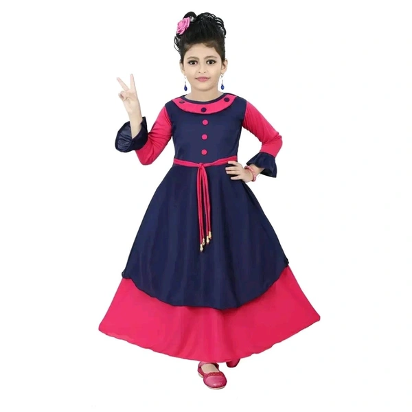 Chandrika Kids Festive Maxi Gown Dress for Girls