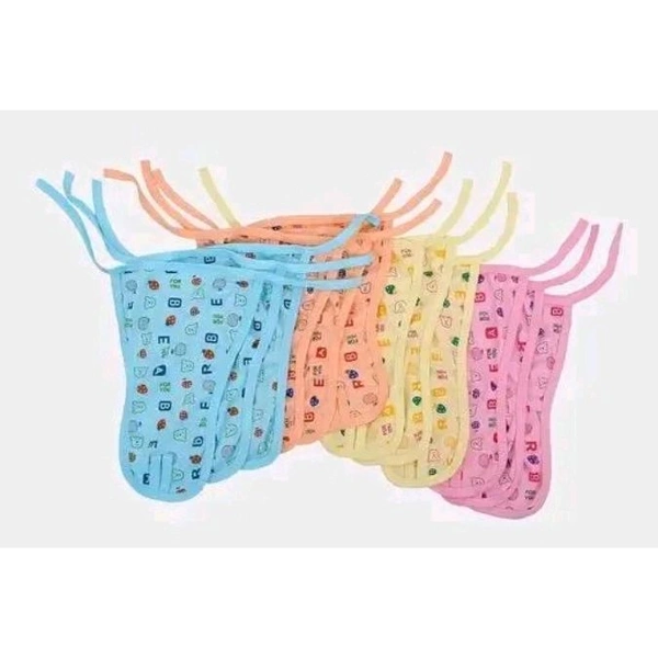 New Born Baby's Cotton Cloth Diapers/Langot Washable and Reusable Nappies (Multicolour, 0-6 Months) Pack of 10 Pieces ( Multicolor Pack ) 