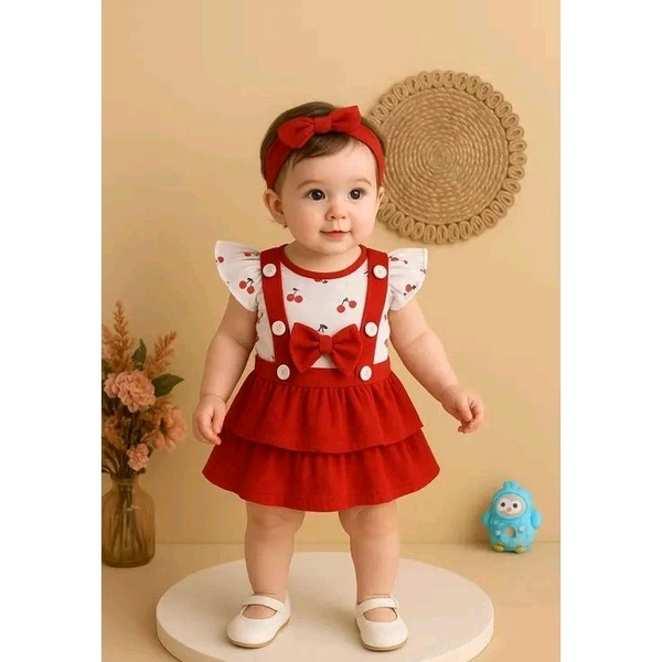 Fancy Kids Party/Festive Were Printed Party/Casual Wear Frocks & Dresses For Baby Girls