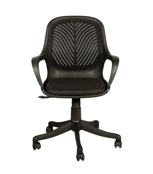 MANGO BLOSSOM VALLEY MID BACK MESH OFFICE CHAIR BLACK - Black