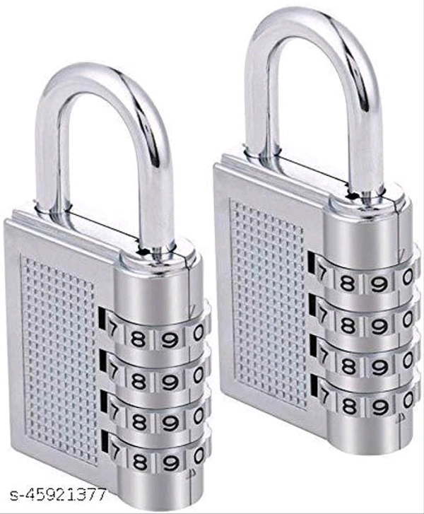 Fancy Locks*Material: PCENF5257 Stainless SteelType: PadlocksProduct Breadth: 10 CmProduct Height: 10 CmProduct Length: 10 CmNet Quantity (N): Pack Of 2Dispatch: 2 Days*Proof of Safe Delivery! Click to know on Safety Standards of Delivery Partners- https://ltl.sh/y_nZrAV3