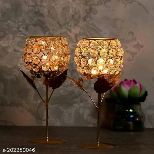 Amazing Candle Holders* PCENF5272 Material: GlassType: Candlestick HoldersProduct Breadth: 3 InchProduct Height: 6 InchProduct Length: 3 InchNet Quantity (N): 2Dispatch: 2 Days*Proof of Safe Delivery! Click to know on Safety Standards of Delivery Partners- https://ltl.sh/y_nZrAV3