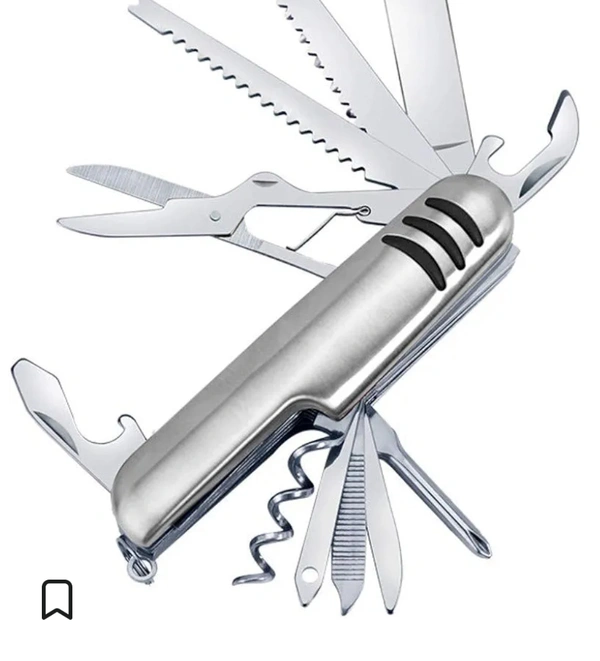 Multifunction Swiss Knife Folding Outdoor Hunting Knife Army Pocket Travel Camping Kit Stainless 