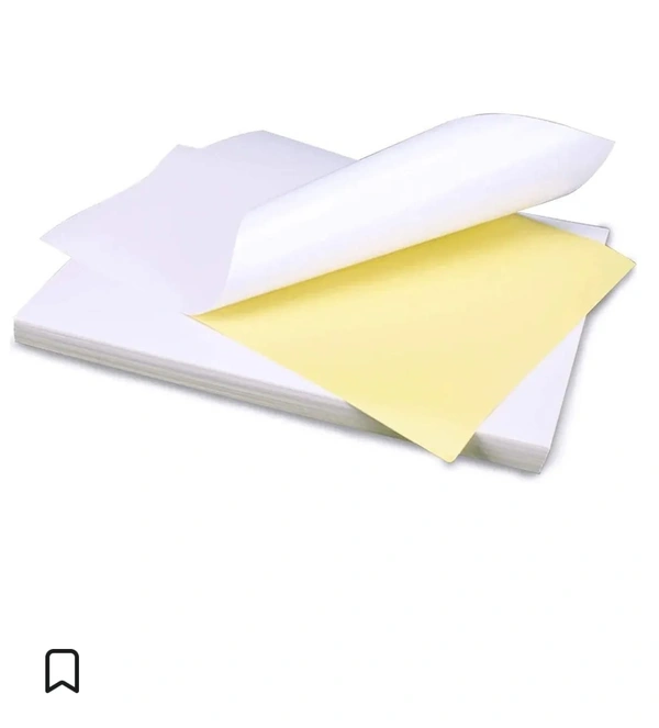 True-Ally Sticker Self-Adhesive Glossy Photo Paper A4 Size 120 GSM for Inkjet Printer (White) Waterproof, Dries Quickly DIY Sticker Printing Label Art (A4-40 