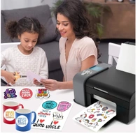 True-Ally Sticker Self-Adhesive Glossy Photo Paper A4 Size 120 GSM for Inkjet Printer (White) Waterproof, Dries Quickly DIY Sticker Printing Label Art (A4-40