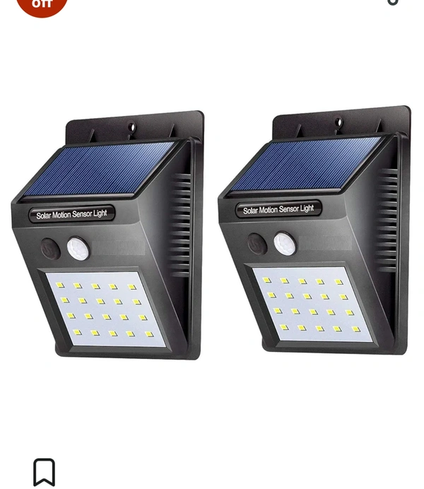 DAYBETTER 20 Led Solar Motion Sensor Light, Plastic Outdoor Weatherproof for Driveway Garden Path Ya…