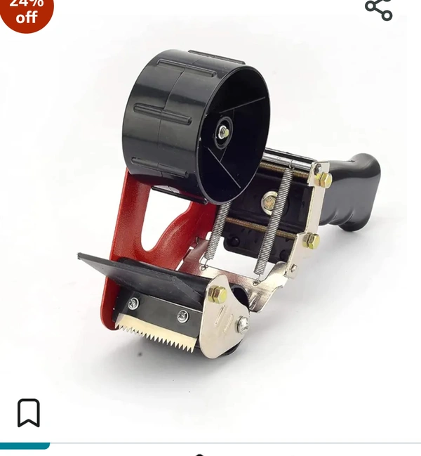 MEHRANSH® Gun Roll 2 inch Cello Tape Dispenser and Packaging Cutter Tool for Home, Office, School, Industry, Office Use (Random Color)