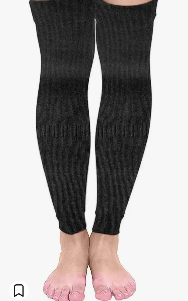 Men & Women Knitted Woolen Leg Warmer & Knee Supporter