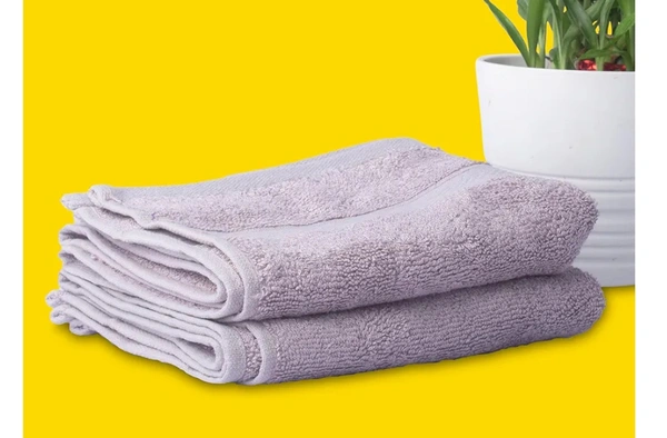 10Club Bamboo Hand Towel | Set of 2 Pcs | Ultra Soft, Absorbent | 580 GSM | Dusty Pink32%off