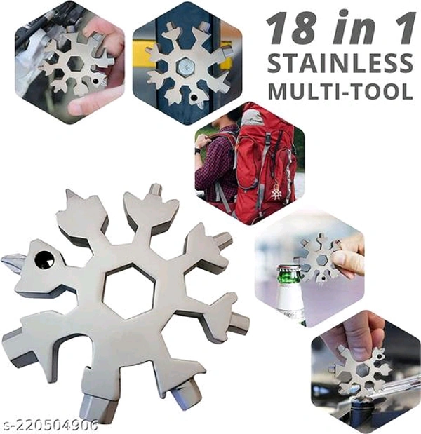 Modern Hand Tools & Kits* PCENF5288 Material: Stainless SteelType: Multitools & AccessoriesProduct Breadth: 6 CmProduct Height: 1 CmProduct Length: 6 CmNet Quantity (N): Pack Of 1Dispatch: 2 Days*Proof of Safe Delivery! Click to know on Safety Standards of Delivery Partners- https://ltl.sh/y_nZrAV3