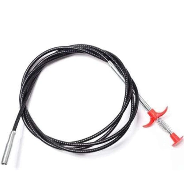 BELOXY Drain Pipe Cleaning Spring Stick, Hair Catching Drain Pipe Cleaning Claw Wire, Sink Cleaning Stick Sewer Sink Tub Dredge Remover, Spring Drain Pipe Basin Cleaner Tool (160 cm) (2)