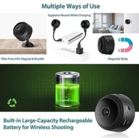 SONATA GOLD HD Mini Camera Wireless WiFi 1080P Home Security Nanny IP Ball Cam with Motion Detection Night Vision Wireless Cameras