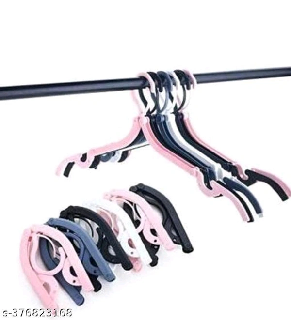 Unique Clothes Hangers PCENF5292*Material: PlasticProduct Breadth: 0.5 cmProduct Height: 13 cmProduct Length: 7.5 cmNet Quantity (N): Pack of 5Dispatch: 2 Days*Proof of Safe Delivery! Click to know on Safety Standards of Delivery Partners- https://ltl.sh/y_nZrAV3