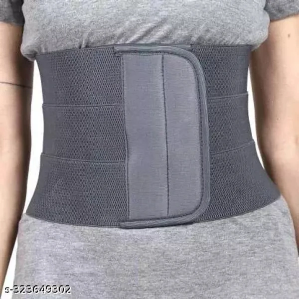 JD sons Abdominal belt after delivery for tummy reduction Belly trimmer fat reduction abdominal binder grey for men and women Grey
