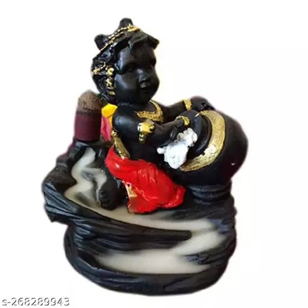 Shree laddo Gopal Kanha Ji smoke Fountain, Insence Holder Cor home & décor