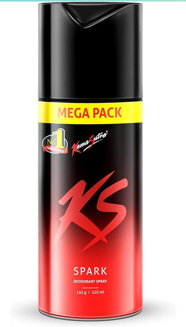 Kama Sutra Spark Deodorant Spray for Men, 145g/220ml