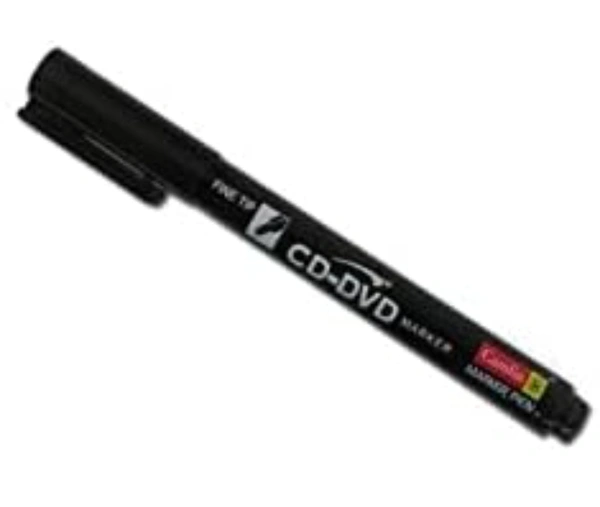 Camlin CD - DVD Marker Pen, Red - Pack of 10