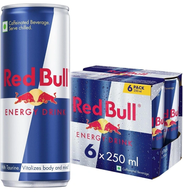 Red Bull Energy Drink, 250 ml (6 Pack)