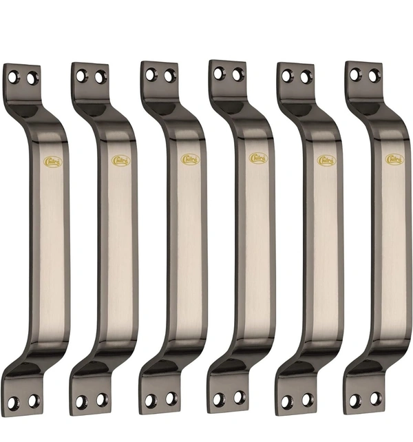 Chitra Wave Stainless Steel Door/Cabinet Handles Pack of 6 (6 Inch, Antique Marvel)
