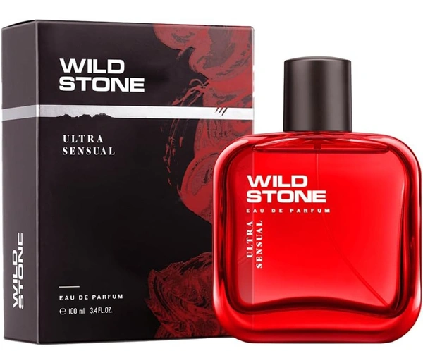 Wild Stone Ultra Sensual Long Lasting Perfume for Men, 100ml, A Sensory Treat for Casual Encounters, Aromatic Blend of Masculine Fragrances