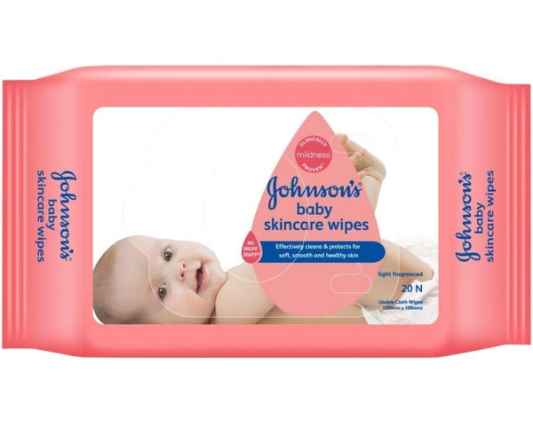 Johnson's Baby Skincare Cloth Wipes - 20 Wipes